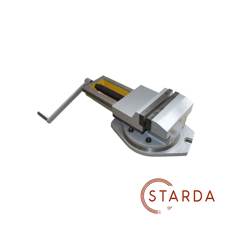 Тиски станочные поворотные чугунные 7200-0210-02 L=125 мм. STARDA